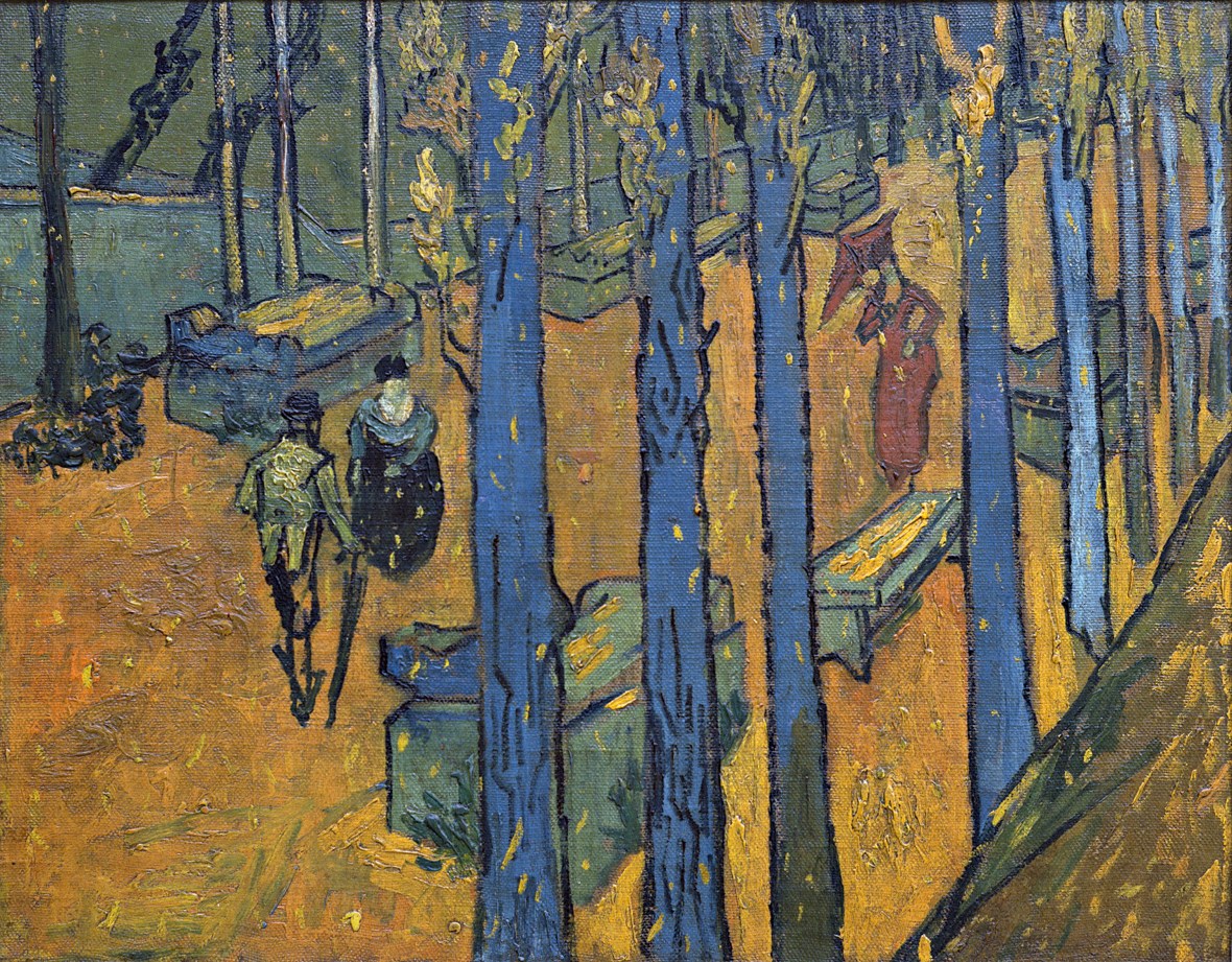 Alyscampts, Van gogh’s painting photographed by Serge Briez