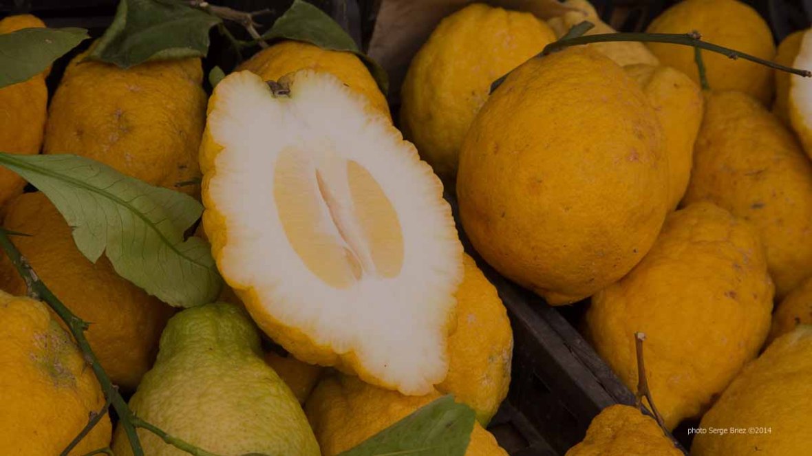 Citron of Ortigia Market, Syracuse photographed by Serge Briez ©2014 Cap médiations, Thera Explorer