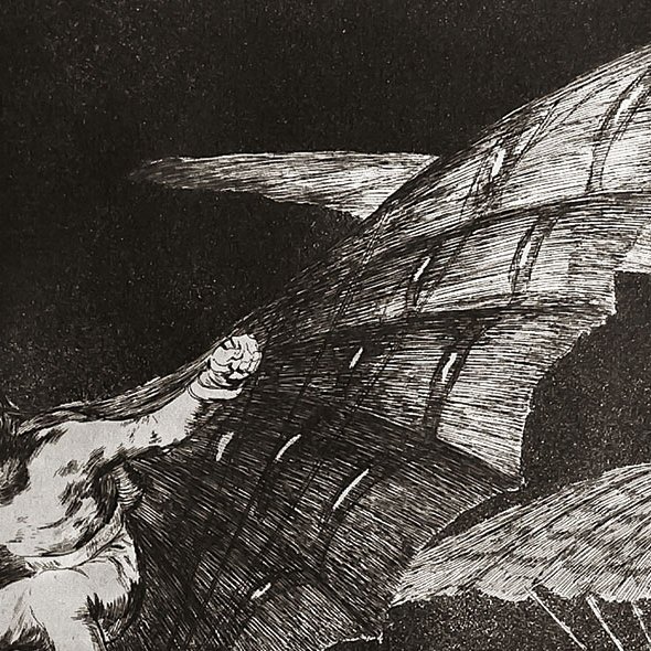 Goya's Etching photographed by Serge Briez, ©Serge Briez, Cap médiations