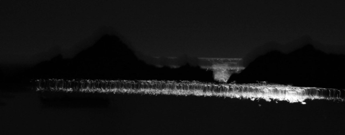 Bay of Salvador Dalí in the moonlight, port Lligat, Spain photographed by Serge Briez, ©2014 Cap médiations