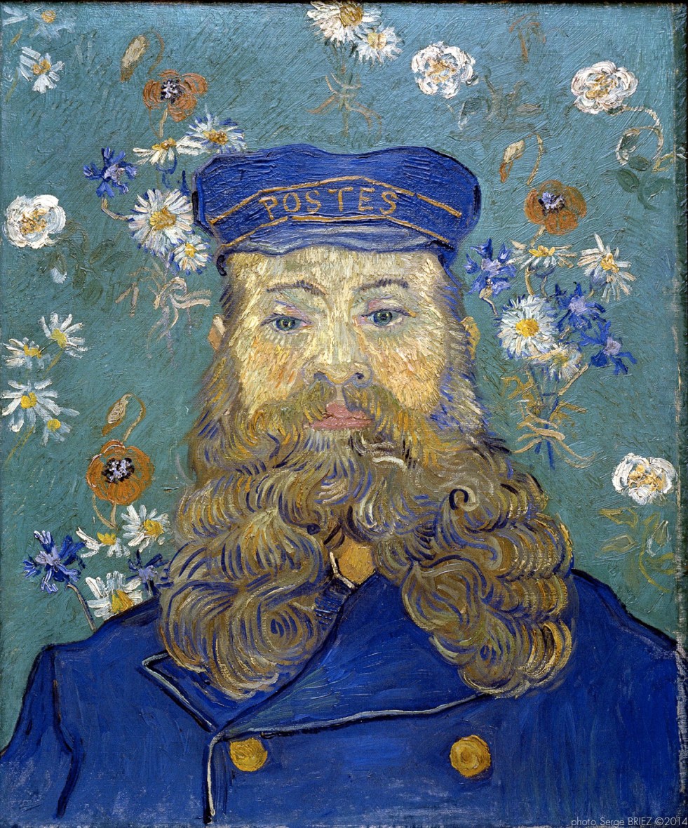 Portrait of postman Joseph Roulin, Portrait du Postier Joseph Roulin, 1889, Van gogh’s painting photographed by Serge Briez, ©2014 Cap médiations