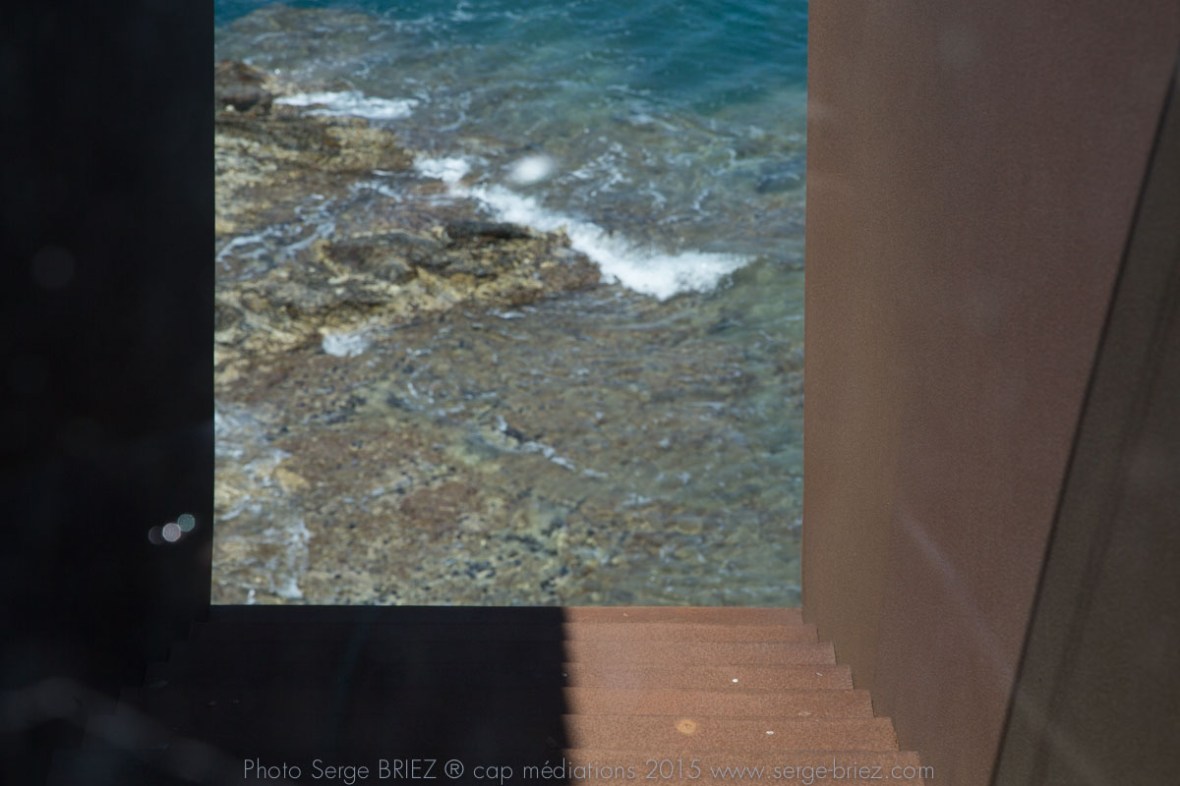 PASSAGES, Dani Karavan en hommage à Walter Benjamin - photo Serge Briez ®capmediations.2015 reproduction iinterdite