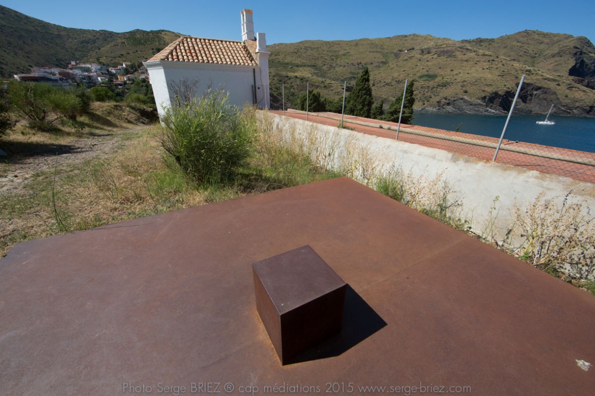 PASSAGES, Dani Karavan en hommage à Walter Benjamin - photo Serge Briez ®capmediations.2015 reproduction iinterdite