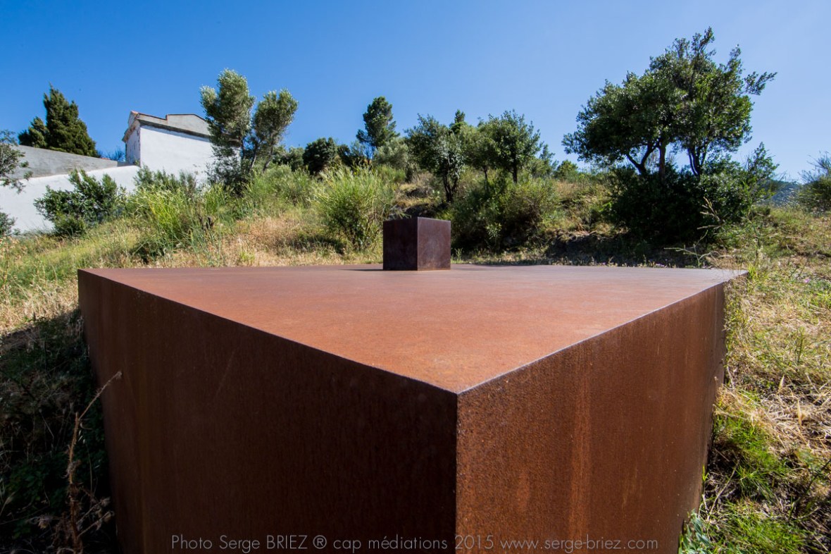 PASSAGES, Dani Karavan en hommage à Walter Benjamin - photo Serge Briez ®capmediations.2015 reproduction iinterdite