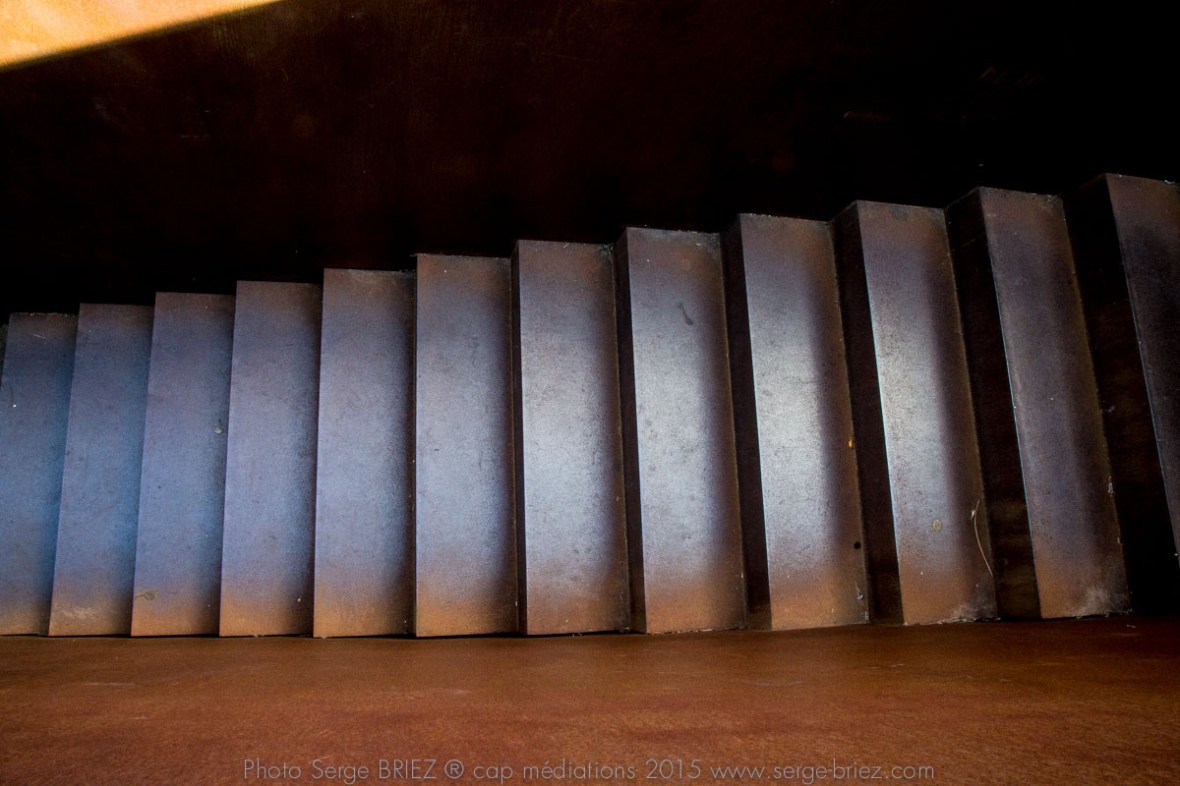 PASSAGES, Dani Karavan en hommage à Walter Benjamin - photo Serge Briez ®capmediations.2015 reproduction iinterdite