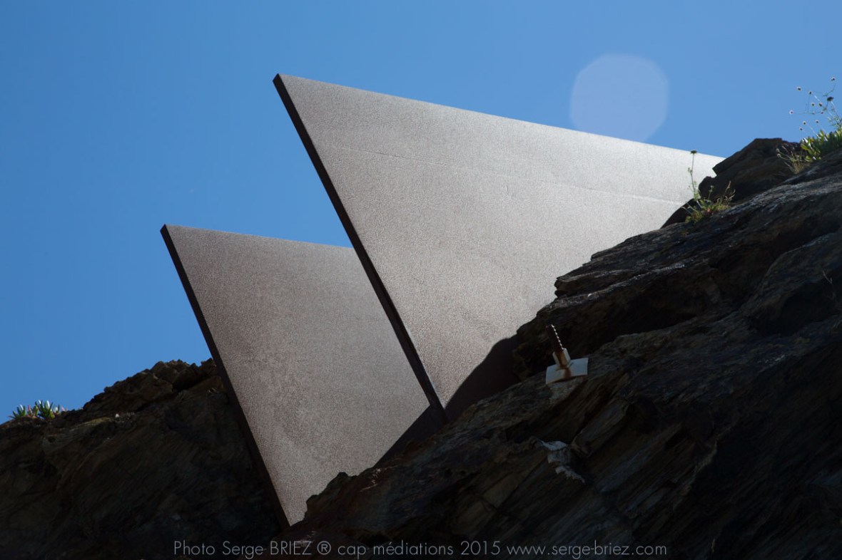 PASSAGES, Dani Karavan en hommage à Walter Benjamin - photo Serge Briez ®capmediations.2015 reproduction iinterdite