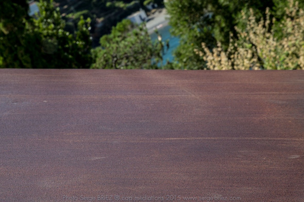 PASSAGES, Dani Karavan en hommage à Walter Benjamin - photo Serge Briez ®capmediations.2015 reproduction iinterdite