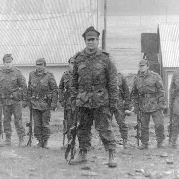 ALFREDO ASTIZ in Falkland war 1982, copyright photo Serge Briez@capmediations 2015